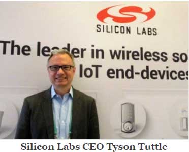 Silicon Labs首席執(zhí)行官Tyson Tuttle Silicon Labs首席執(zhí)行官Tyson Tuttle